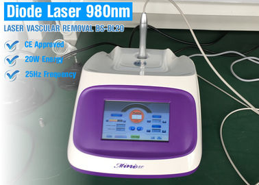 Draagbare de Verwijderingsmachine van de Touch screen980nm Laser voor Spataders/Acnebehandeling