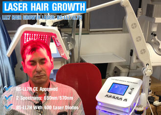 Het pijnloze Apparaat van de het Haarhernieuwde groei van de Diodelaser met de Therapie van de Haarverjonging voor Haarverlies