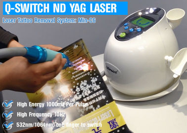 1064nm Geschakelde de Lasermachine Q van Nd YAG, de Verwijderingsmateriaal van de Tatoegeringslaser