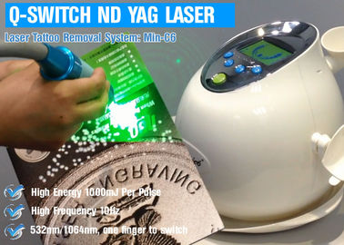 1064nm Geschakelde de Lasermachine Q van Nd YAG, de Verwijderingsmateriaal van de Tatoegeringslaser