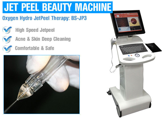 Deep Facial Peeling Treatment Oxygen Jet Peel Machine High Speed For Skin Rejuvenation