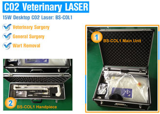Chirurgisch de Lasermateriaal van 15 Watts Draagbaar Co2 voor het Ziekenhuis/Kliniek met Veiligheidsbescherming