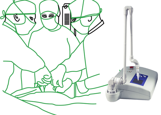 Veterinaire Chirurgische van Co2 Verwaarloosbare Draagbare 15W Macht 110cm van de de Lasermachine het Werk Straal